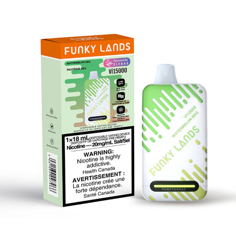 FUNKY LANDS Vi 15k WATERMELON BBG DISPOSABLE vape shop vape store wii vape gta york toronto ontario canada best price cheap 1  shop number one shop DISPOSABLE DISPOSABLES salt nic salt Nicotine TFN Herbal Vape dry herb concentrates  Shatter Dabs Weed how to how to? sale boxing day black friday  Marijuana weed Supreme