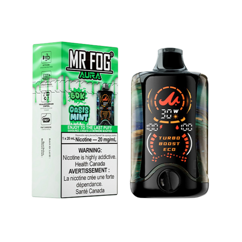 MR FOG AURA 60K DISPOSABLE - OASIS MINT