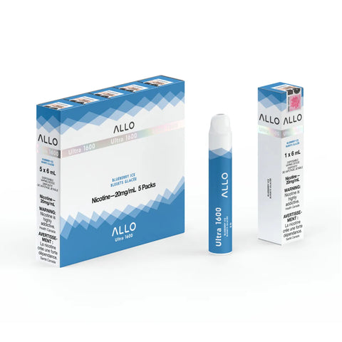 Allo Ultra 1600 Blueberry Ice Disposable Vape Wii Vape