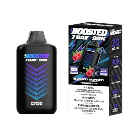 BOOSTED 7DAY 90K BLUEBERRY RASPBERRY