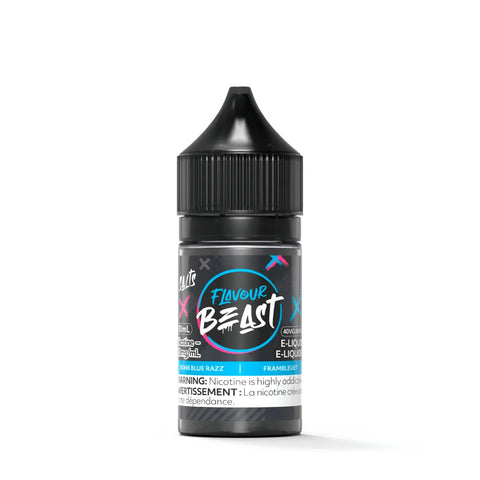 Bomb Blue Razz Salt Nic E-Liquid 30mL Flavour Beast Wii Vape