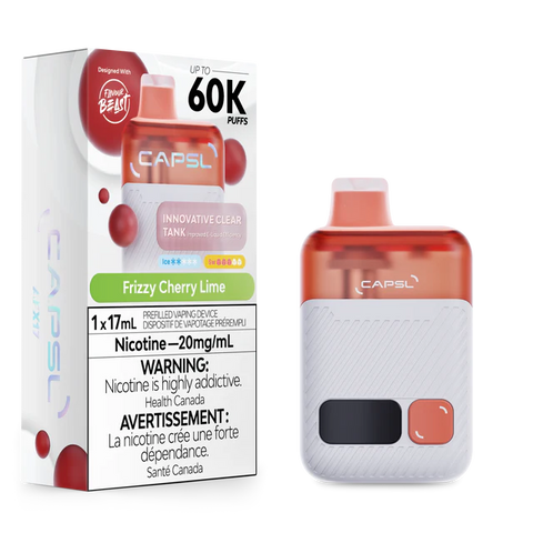 CAPSL AFX17 60K Frizzy Cherry Lime Disposable Vape