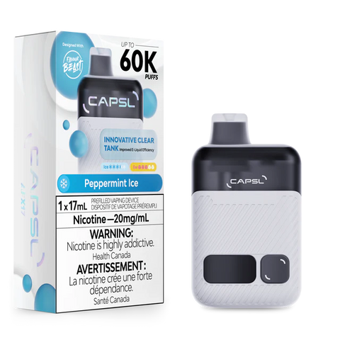 CAPSL AFX17 60K Peppermint Ice Disposable Vape Canada
