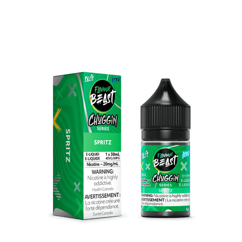 Chuggin Spritz Iced Flavour Beast Salt Nic 30mL Wii Vape