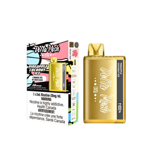 Delta Mesh IQ Disposable 20mg Pineapple Coconut Ice Wii Vape