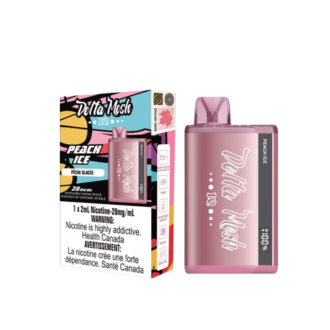 Delta Mesh IQ Disposable 20mg Peach Ice Salt Nic Vape