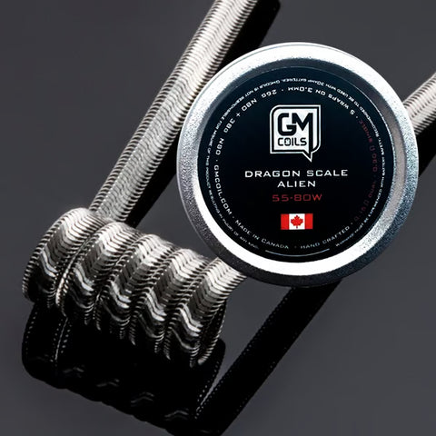 Dragon Scale Large Coils by GM Coils - Premium Vape Coils Canada Wii Vape