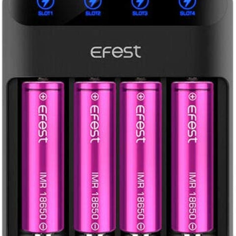 Efest Lush Q4 Four Bay Battery Charger Wii Vape