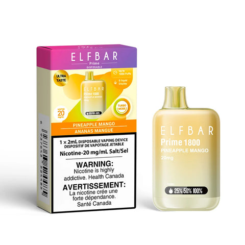 Elf Bar Prime 1800 Disposable - Pineapple Mango