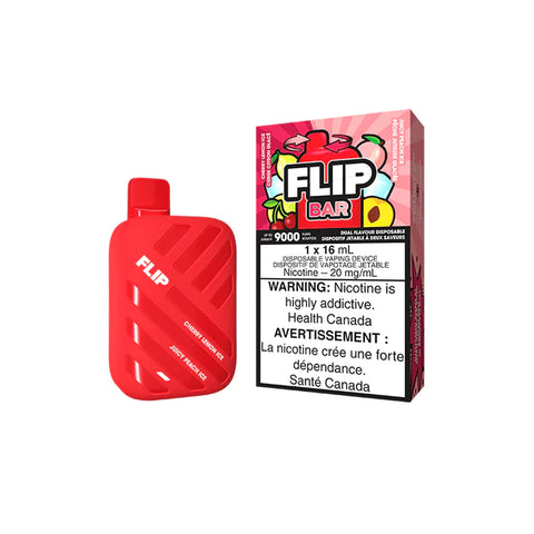 FLIP BAR DISPOSABLE - CHERRY LEMON ICE AND JUICY PEACH ICE vape shop vape store wii vape gta york toronto ontario canada best price cheap 1  shop number one shop DISPOSABLE DISPOSABLES salt nic salt Nicotine TFN Herbal Vape dry herb concentrates  Shatter Dabs Weed dash vapes how to how to? sale boxing day black friday  Marijuana weed Supreme