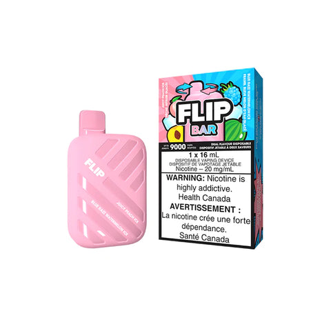 FLIP BAR DISPOSABLE - JUICY PEACH ICE AND BLUE RAZZ WATERMELON ICE vape shop vape store wii vape gta york toronto ontario canada best price cheap 1  shop number one shop DISPOSABLE DISPOSABLES salt nic salt Nicotine TFN Herbal Vape dry herb concentrates  Shatter Dabs Weed dash vapes how to how to? sale boxing day black friday  Marijuana weed Supreme