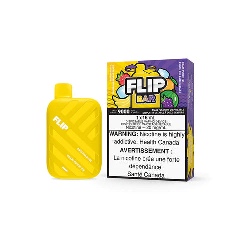 FLIP BAR DISPOSABLE - RAZZ NANA ICE AND GRAPE PUNCH ICE vape shop vape store wii vape gta york toronto ontario canada best price cheap 1  shop number one shop DISPOSABLE DISPOSABLES salt nic salt Nicotine TFN Herbal Vape dry herb concentrates  Shatter Dabs Weed dash vapes how to how to? sale boxing day black friday  Marijuana weed Supreme