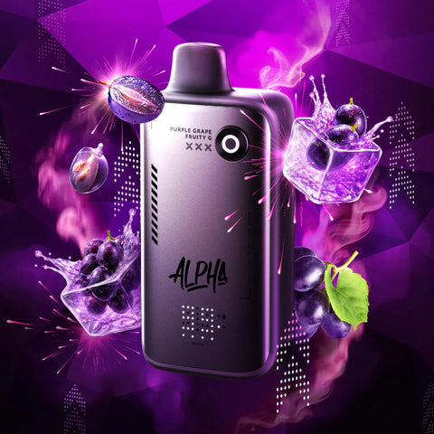 Flavour Beast Alpha Disposable Fruity G Purple Grape 20mg Wii Vape