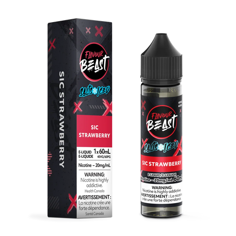 Flavour Beast E-Liquid Sic Strawberry Iced - 20mg/60ml