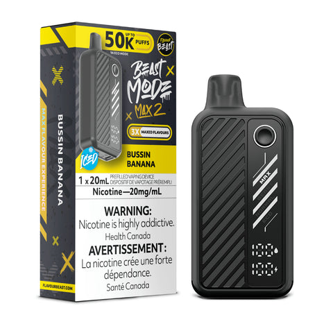 Flavour Beast Beast Mode Max 2 Bussin' Banana Wii Vape