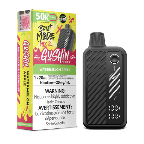 Flavour Beast Beast Mode Max 2 Watermelon Apple - Gushin Series Disposable Vape