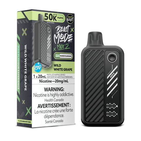 Flavour Beast Beast Mode Max 2 Wild White Grape Premium Disposable Vape