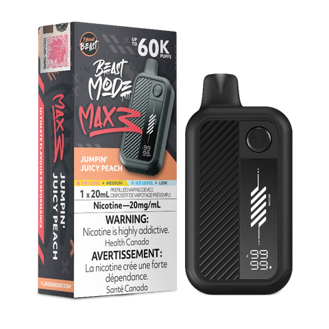 Flavour Beast Beast Mode Max 3 60K Jumpin' Juicy Peach Disposable Vape