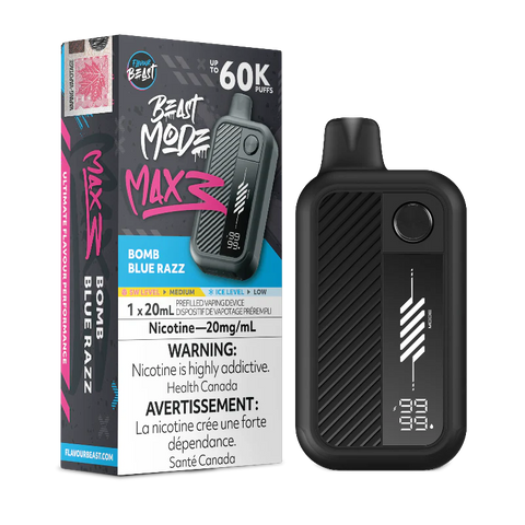 Flavour Beast Beast Mode Max 3 60k Blue Razz Disposable Vape Wii Vape