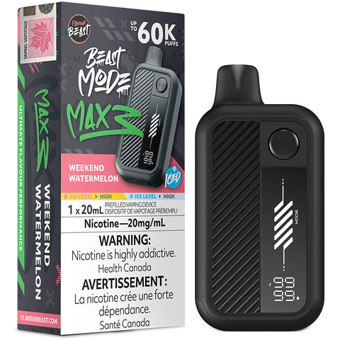 Flavour Beast Beastmode Max 3 - Weekend Watermelon Iced Disposable Vape