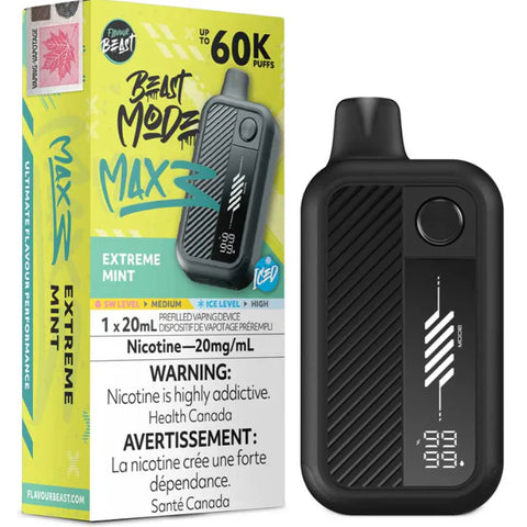 Flavour Beast Beastmode Max 3 Disposable Extreme Mint Iced - Wii Vape