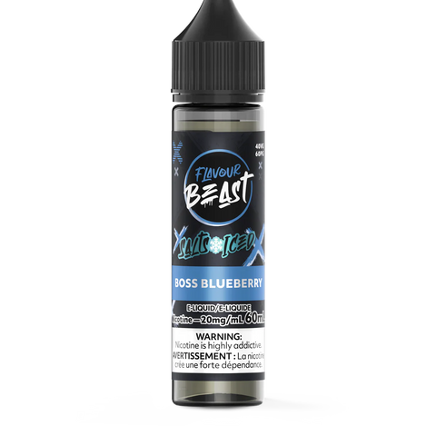 Flavour Beast Boss Blueberry Salt Nic 20mg 60ml Wii Vape