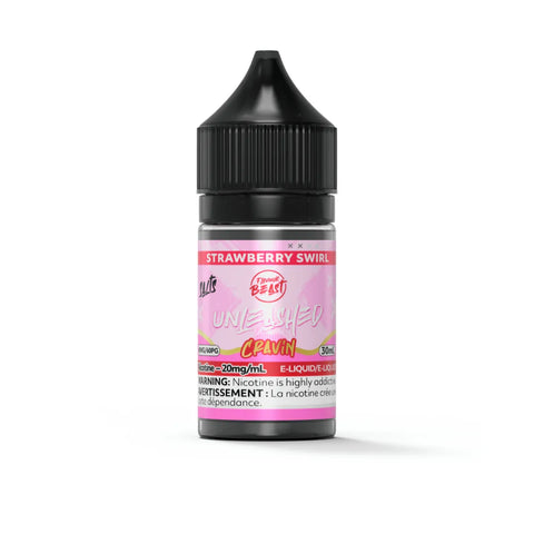 Flavour Beast Strawberry Swirl 30ml Creamy Salt Nic E-Liquid Canada