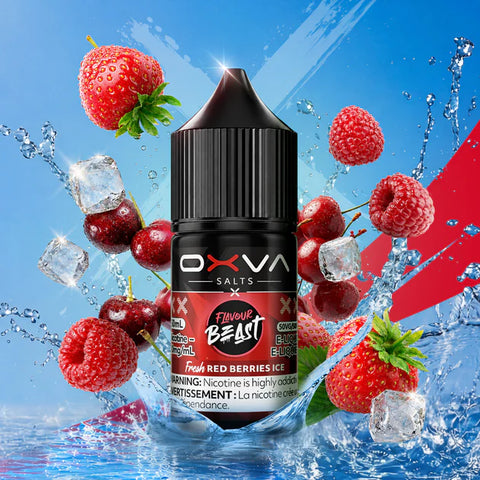 Flavour Beast x OXVA - Fresh Red Berries Ice E-Liquid 20mg 30ml