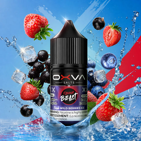 Flavour Beast x OXVA Fresh Wild Berries Ice E-Liquid 20mg 30ml