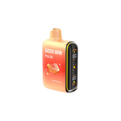 Geek Bar Pulse Sour Peach Ice Disposable Vape 9000 Puffs Wii Vape