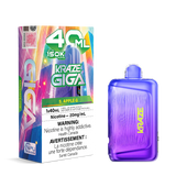 Kraze Giga 150K Blue Razz Ice Disposable Vape 20mg Wii Vape