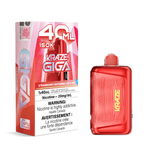 Kraze Giga 150K Strawberry Watermelon G Ice Disposable 20mg