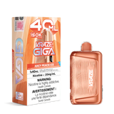 Kraze Giga 150k Juicy Peach Ice Disposable 20mg Wii Vape