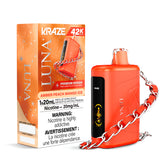 Experience the refreshing taste of Amber Peach Mango Ice with our disposable vape from Kraze. Get the best price in Canada and enjoy a smooth, flavorful vape. Shop now!
