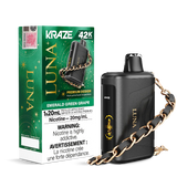 Kraze Luna 42K Emerald Green Grape Vape 42000 Puffs Wii Vape Canada