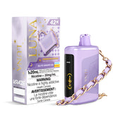Kraze Luna 42K Glitz Grape Ice Premium Disposable Vape Canada