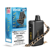 Kraze Luna 42K Sapphire Blue Razz Ice Disposable Vape Canada