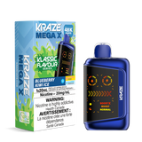 Kraze Mega X Blueberry Kiwi Ice - Classic Series Disposable Vape