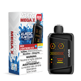 Kraze Mega X Classic Series - Red Lightning Ice Red Bull Disposable Vape