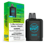 Level X Flavour Beast Boost Pod 20mL Super Sour Blue Razz Iced