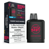 Level X Flavour Beast Ragin' Razz Mango Iced Pod 20mL Wii Vape