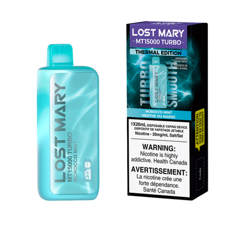 Lost Mary MT15k Disposable Morocco Mint vape shop vape store wii vape gta york toronto ontario canada best price cheap 1  shop number one shop DISPOSABLE DISPOSABLES salt nic salt Nicotine TFN Herbal Vape dry herb concentrates  Shatter Dabs Weed how to how to? sale boxing day black friday  Marijuana weed Supreme