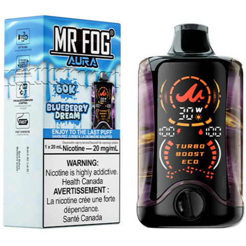 MR FOG AURA 60K Blueberry Dream 60000 Puff Disposable Vape Canada