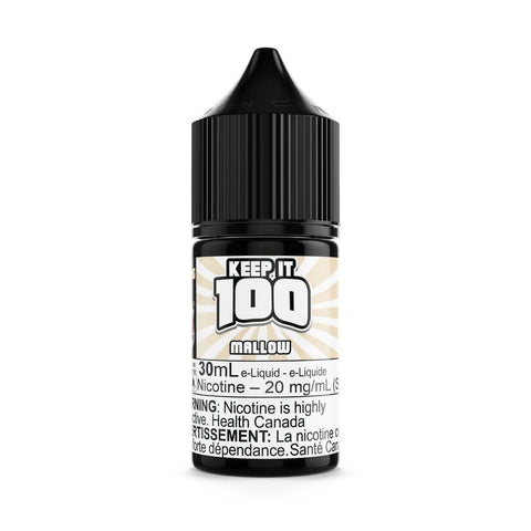 Mallow Salt Nic E-Liquid - Keep It 100 Salts Marshmallow Vape Juice