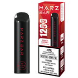 Marz Bar 1200 Black Cherry Disposable Vape - 1200 puffs of rich, smooth black cherry flavor. Premium quality disposable vape device. Shop now at Wii Vape Canada!