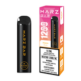 Shop Marz Bar 1200 Peach disposable vape at Wii Vape Canada. 1200 puffs of sweet peach flavor, no charging needed. Premium quality disposable vapes with fast shipping.