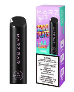 Marz Bar 1200 Sour Grape Disposable Vape Wii Vape