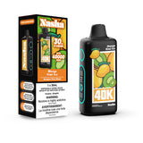 Experience the refreshing tropical escape with the Nasha 40K Disposable Mango Kiwi Ice. Enjoy up to 40,000 PUFFs with this 30ml E-liquid content disposable vape. Shop now for premium quality and convenience!