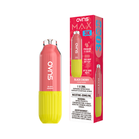 OVNS Max 3K Black Cherry Disposable Vape Wii Vape