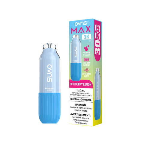 OVNS Max 3K Blueberry Lemon Disposable Vape Wii Vape